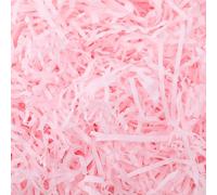 Candcamp 200g Light Pink Shredded Tissue Paper,Raffia Filler for Packaging Protection Decoration for Birthdays,Weddings,Festivals,Gift Boxes,Hampers,and Filling