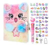 Candcamp Pink Fluffy Cat Secret Diary with Lock