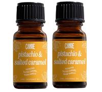 CANDE Craft Premium 2 Pack Fragrance Oil - Diffuser Oils Fragrances Scented for Home, Candle Soap Making Supplies, Aromatherapy Blends for House (10 mL) (2-Pack, Pistachio & Salted Caramel)