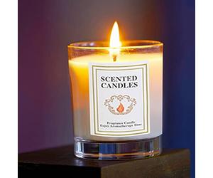 Candel Sleep Candle Candle Sicilian Scented Classic Large Jar Single Wick Candle Burns Over 110 Hours Christmas 3 Wick Candle Holder Candlelight Service Candle Holders (White, One Size)