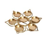 Candelabra Tea Light Candle Holder with 7 Cups Gold Temple Decor for Birthday Wedding Table Centerpiece Decoration for Table Centerpiece