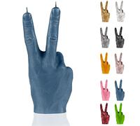 Candellana Hand PEACE Candle - Hand Figurine - Cool Deco - Gothic Deco - Grunge Deco Candle - Heavy Metal Deco - Grunge Room Decor - Office Gadgets - Candle Deco - Funny Candle