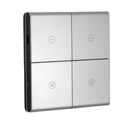 Candeo 4 button Wireless Scene Switch remote control, requires Tuya Zigbee Hub, interchangeable button tiles, USB rechargeable