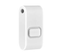 Candeo Kinetic Silicon Fob - 1 Button, White | RF Receiver Modules | Eco Friendly | Battery Free | Wireless Control | Versatile 2 Way System | Kinetic Push Button | Portable Home Control