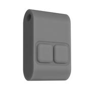 Candeo Kinetic Silicon Fob - 2 Button, Grey | RF Receiver Modules | Eco Friendly | Battery Free | Wireless Control | Versatile 2 Way System | Kinetic Push Button | Portable Home Control