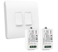 Candeo Kinetic Smart Switch Kits With Zigbee - Kinetic Grid-Compatible Smart Switch (2-Gang) And Smart Switch Modules With Zigbee (2) Kit