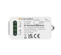 Candeo Wireless Smart Switch Receiver | RF Module for Seamless Integration with Kinetic Switches & Fobs | Easy Installation & Eco-Friendly Lighting Control
