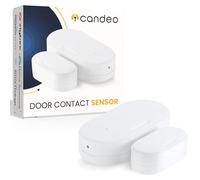 Candeo Zigbee Door & Window Contact Smart Sensor, White | Real-Time Security Alerts | Zigbee 3.0 Compatible with Home Assistant, Hubitat & zigbee2mqtt | Compact, Long Battery Life & Easy Setup
