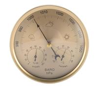Candeon 3 In 1 Barometer Thermometer Hygrometer, 130mm/5'' Mechanical Weather Station Dial Type Barometer Barometric Pressure Gauges For Home,Office,Fishing Indoor And Outdoor