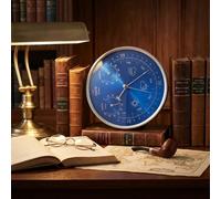 Candeon 3 In 1 Mechanical Weather Station, 180mm/7'' Dial Type Barometer Thermometer Hygrometer, Wall Hanging Indoor Outdoor Fishing Barometer For Home Wall, Fishing Boat