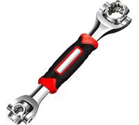 Candeon 52 in 1 Universal Socket Wrench, 360° Rotating Head Multifunction Spanner, Heavy Duty Tiger Wrench Tool for Home, Auto, Car, Bicycle Repair Furniture Assembly, Spline Bolts, 8-19mm