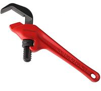 Candeon 9-1/2-Inch Pipe Wrench, Offset Hex Wrench Heavy Duty Plumbing Wrench Chrome Vanadium Steel Pipe Wrench Plumbing Tools with Large Jaw Width, 1-1/8" to 2-5/8" (29-67mm) Pipe Capacity