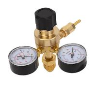 Candeon Argon Co2 Regulator, Welding Gas Regulator Argon Regulator with 6.6ft Hose and Pressure Meter, Welding Regulator for Mig and Tig Welding, Cga580 Inlet 5/8-18unf Outlet