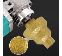 Candeon Dia mond Cone Tile Bit, Dia mond Beveling Chamfer Bit Dia mond Milling Bits, M10 Shank 20/35/50mm Step Drill Bit Dry/Wet Brazing Drill Hole Saw Hole Opener for Ceramic, Stone, Concrete
