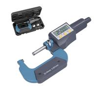 Candeon Digital Micrometer, 25-50mm/1-2" 0.00005" / 0.001mm Depth Micrometer Thickness Gauges, Professional Digital Caliper Thickness Measuring Tool For Machinist Workshop Automotive