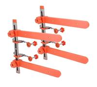 Candeon Drawer Slide Jig, 2 Sets Adjustable Cabinet Drawer Jig Tool Drawer Slide Installation Jig with Punch Locator, 0-4cm Clamping Drawer Cabinet Hardware Jig Quick Fixing Tools