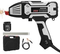 Candeon Handheld Welder, Welding Machine Handheld with LED Display,Adjustable 20-200A Current Machine Digital IGBT Includes Welding Helmet, Rods Case, Welding ranging from 1.6mm to 3.2mm