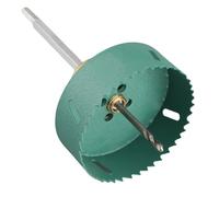 Candeon Hole Saw with 125mm Dust Cove, Diameter 80/100/110mm Hole Opener Punching Saw Tool with 7.5mm Hex Shank, Punch Saw Tool Hole Saw Drill Bit Set for Gypsum Board Ceiling (80mm)