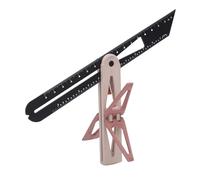 Candeon Sliding T Bevel Angle Finder, 90/45 Degree sliding bevel gauges Protractor angle finder Scribing Ruler with 6:1 and 8:1 Slopes, Sliding Dovetail Jig T Type Angle Measuring tool
