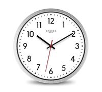 Cander Berlin MNU 4130 Wall Clock Aluminium with Silent Movement for Outdoor Use, White, Diameter 30.5 cm