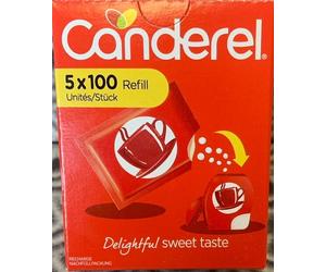 Canderel Refill Pack 4 500 St Sweetener Sucralose Table Sweetener