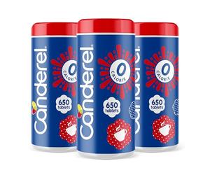 Canderel Sweetener 650 Tablets - Zero Calorie Sugar Alternative - Pack of 3 (1950 tabs)