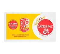 Canderel Yellow Tablet Sachets Dispencer Packs 153g | Case of 1