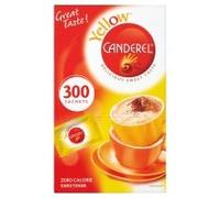 Canderel Yellow Zero Calorie Sweetener 300 Sachets 25.5g
