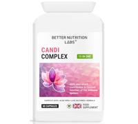 Candi Complex - 15-in-1 Caprylic Acid, Aloe Vera, Herbals & Live Cultures - Candida - Gut & Intimate Flora - 60 Vegan Capsules - Better Nutrition Labs