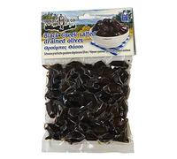 Candia Crop Black Greek Salted Drained - Throuba Olives, Pack of 5 x 200 g (Total: 1 kg)