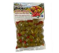 Candia Crop Greek Green Olives Stuffed with Piri Piri, Pack of 5 x 200g (Total: 1 kg)