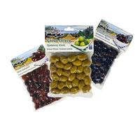 Candia Crop Greek Olive Gourmet Mix Kalamata Black Green 3x200g