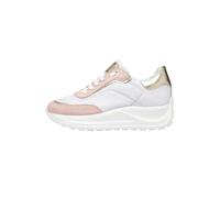 Candice Cooper Spark 010 White Leather Sneakers, Rose White Platinum, 6.5 UK