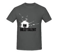 Candice Odelia Billy Talent T Shirts for Men Crew Neck X-Large Grey