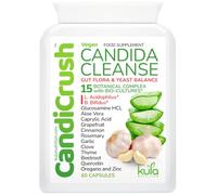 CandiCrush - Candida Cleanse Complex with Bio Cultures - 60 Vegan Capsules