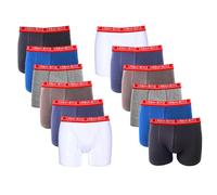 Candid Styles 6 Pack Mens Boxer Shorts, Men’s Urban Boyz Trunks Soft Stretchy Comfortable Cotton Underwear | Tagless Underpants For Men Assorted Colours (Red Band, X-Large)