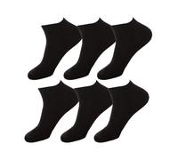 Candid Styles® Pack of 12 Mens Trainer Soft Cotton Ankle Sock, Sports Walking, Running, Hiking, Cycling, Short Socks (Black-M10512, 6-11)