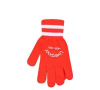 Candid Styles® Pack of 2 Mens Womens Winter Knit Thermal Full Finger Liverpool Gloves, Adults Soft Feel Warm Knitted Outdoor Windproof Gloves In Multipack 3, 6, 12 UK One Size (Red-BOYGLO-1, One Size)