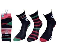 Candid Styles® Pack of 3 Mens Football Socks - United, Manchester City, Newcastle, Liverpool Adult Team Socks for Sports, Training, or Everyday Wear Comfortable & Durable (LIVERPOOL, 6-11)