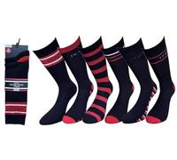 Candid Styles® Pack of 6 Mens Football Socks - United, Manchester City, Newcastle, Liverpool Adult Team Socks for Sports, Training, or Everyday Wear Comfortable & Durable (UNITED, 6-11)