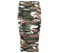 Candid Styles Women Celebs Army Check Skull Print Ladies Knee Length Pencil Bodycon Skirt 8-22, S/M 8-10, Army Print - Camouflage Print Summer Skirt
