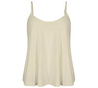 Candid Styles Womens Cami Top Sleeveless Swing Vest Blouse Camisole Strappy Flared Skater Tank T-Shirt 8-26 12-14, Cream