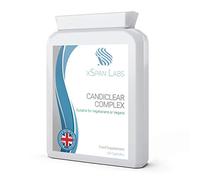 Candida Cleanse & Flora Support - CandiClear Complex with Bio Cultures, Caprylic Acid, Lactobacillus & Gut Cleanse Probiotic - 60 Capsules