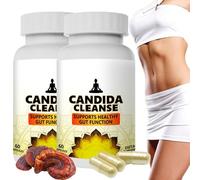Candida Cleanse! Restore Your Natural Gut Health,Candida Cleanse Supplement,Candida Support Pills for Digestive Health,Gut & Colon Support (120Pcs)
