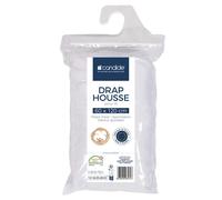 Candide Cotton Fitted Sheet Jersey, Choice Of Size And Color, 60 x 120 cm