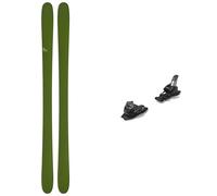 Candide - Freeride/Freestyle ski bindings - Pack AREA 91 2026 for Men - Green Green 182 cm.187 cm