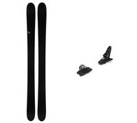 CANDIDE Skis - Freeride skiing skis - Downhill ski set Bc 111 2024 in Wood - Black Black 175 cm.181 cm.186 cm.191 cm