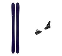 CANDIDE Skis - Versatile freeride skis - Downhill ski set Resort 101 2024 in Wood - Navy Navy 167 cm.173 cm.179 cm.184 cm.189 cm
