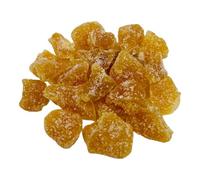 Candied Ginger with Sugar 25g - 1.95Kg - Sweet & Spicy Snack - Class A (40 Grams)