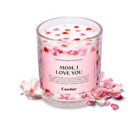 Candier - Mom I Love You Candle, Scented Phthalate-Free Soy Candles with 60+ Hours Burn Time, Vegan Cruelty-Free Thank You Gifts for Moms on Birthdays, Mother’s Day, Valentine's Day & More